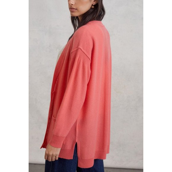 Anthropologie Pilcro Kelly Boyfriend Cashmere Cardigan - Picture 2 of 9